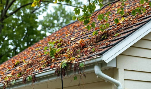 Do overhanging trees increase the risk of roof damage