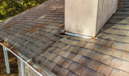 damaged or missing flashing