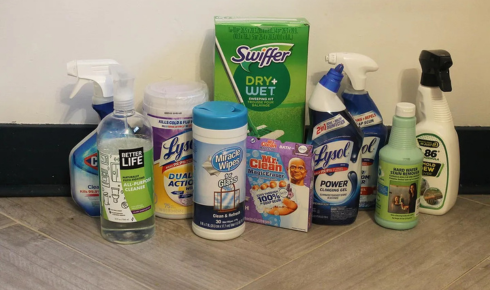 good multi-surface cleaner or mild detergent