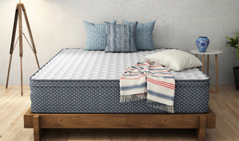 the bed and mattress